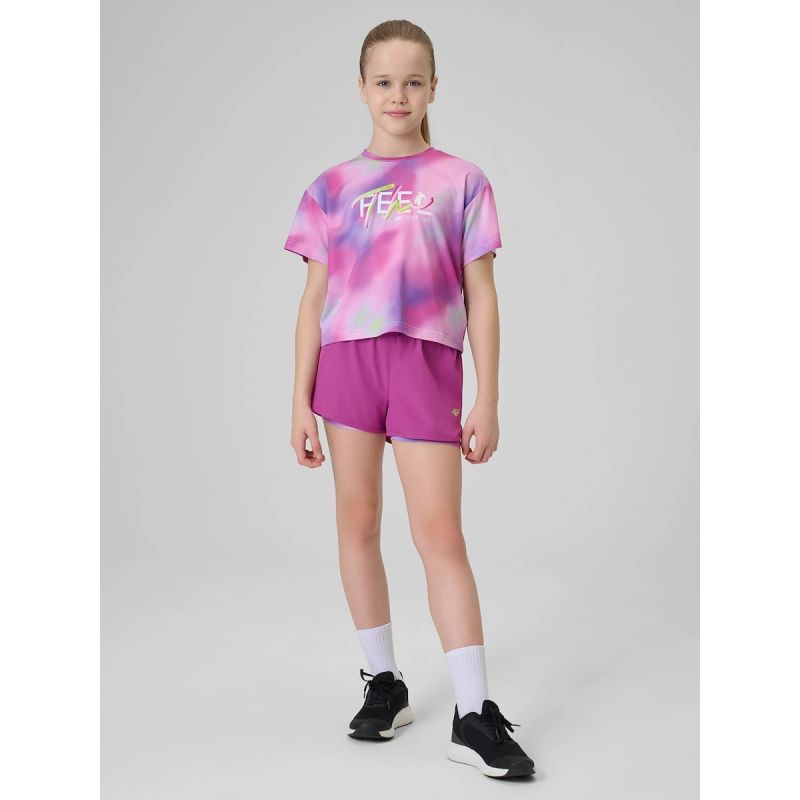 4F Girls' quick-drying sports T-shirt 158/164 gyerek póló