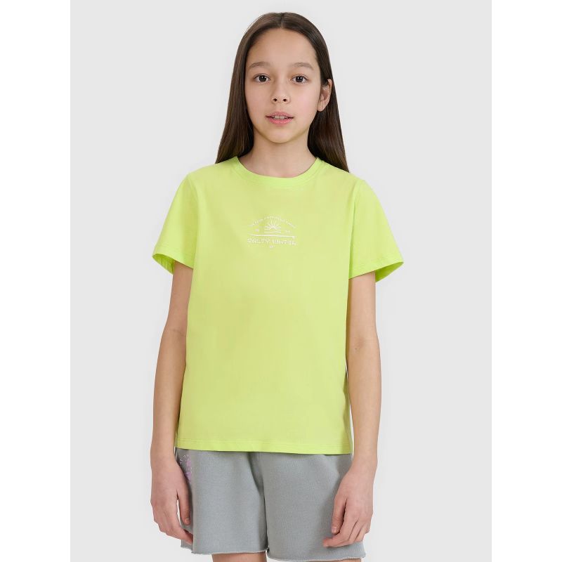 4f Girls' regular printed T-shirt Női Póló 4FJWSS25TTSHF1871-45S