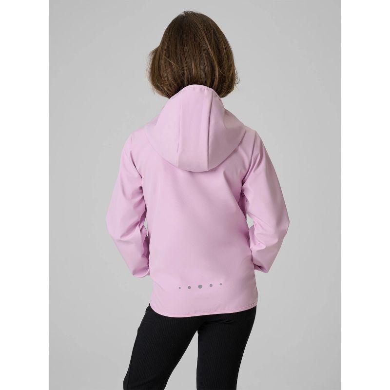 Girls' softshell jacket, windproof membrane 5000, 4F 4FJWSS26TSOFF478-47S gyerek kabát