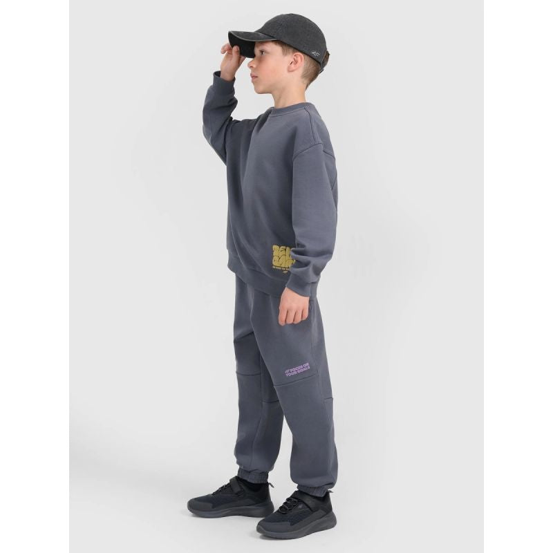 4F JUNIOR sweatshirt gyerek pulóver 4FJRAW25TSWSM2448-22S