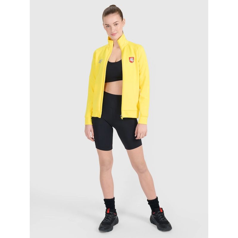 Lietuva 4F Women's Training Sweatshirt 4FSAW24TFSWF0809-71S női kapucnis pulóver