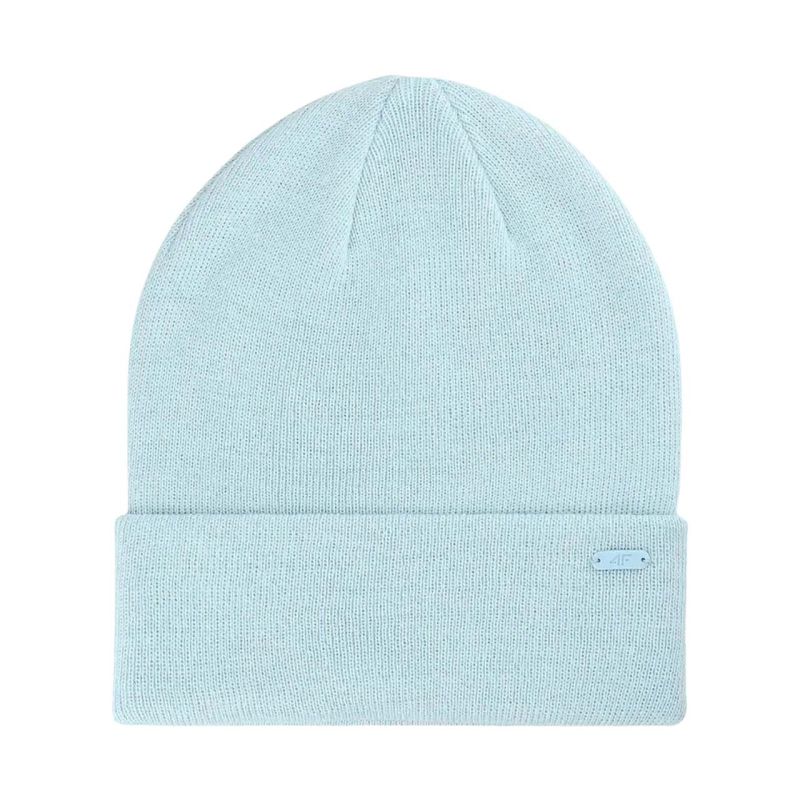 4f light blue Kötött sapka 4FWAW25ACAPU62234S