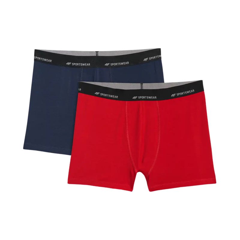 4F Men's boxer shorts M080 2-pack 90S színes férfi rövidnadrág