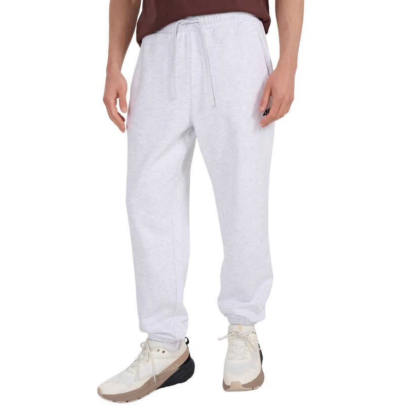4f Men's CAS cool light gray melange férfi Nadrág 4FWMM00TTROM114027M
