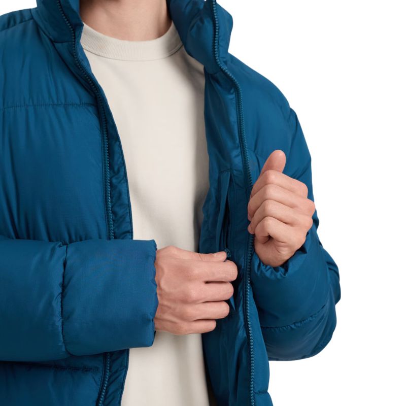 4f Men's down jacket dark navy blue férfi 4FRAW25TDJAM070730S