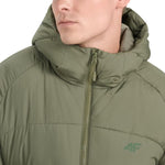4f Men's down jacket khaki férfi 4FRAW25TDJAM070843S