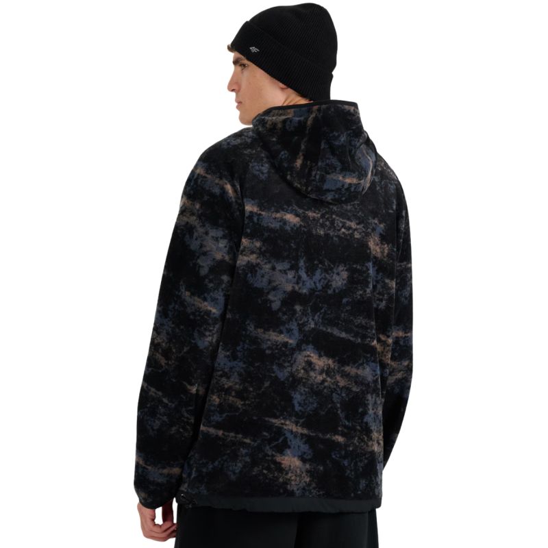 4f Men's fleece sweatshirt M427 multicolor allover férfi 4FWAW25TFLEM42790A
