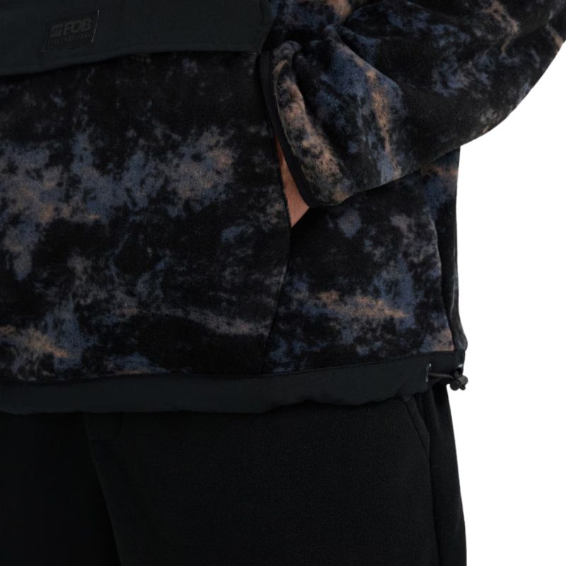 4f Men's fleece sweatshirt M427 multicolor allover férfi 4FWAW25TFLEM42790A