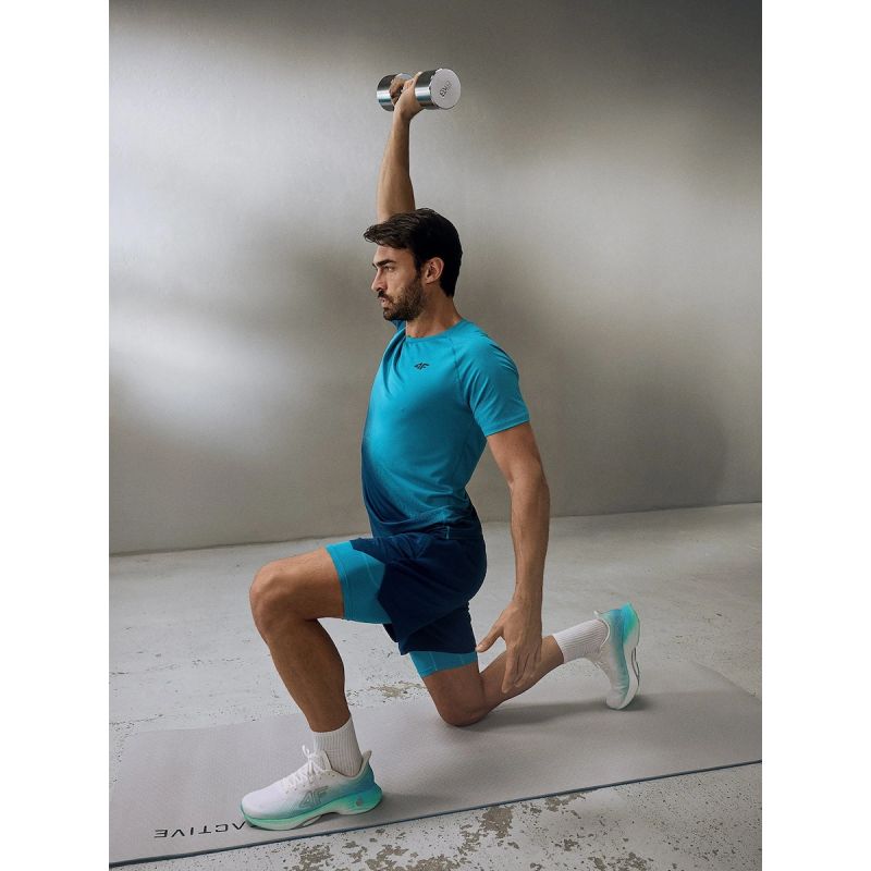 4F Men's quick-drying regular training T-shirt férfi póló 4FRSS26TFTSM2341-48A