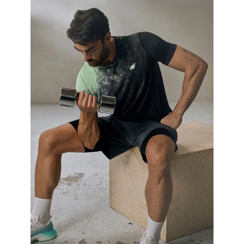 4F Men's quick-drying regular training T-shirt férfi póló