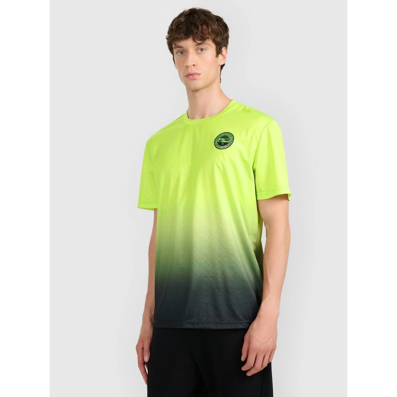 4F Men's quick-drying T-shirt with print x Robert Lewandowski férfi póló RL9SAW25TTSHM3358-45N
