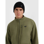 4F Men’s Regular-Fit Fleece Pullover with Stand-Up Collar 2xl polár pulóver 4FRMM00TFLEM435-43S