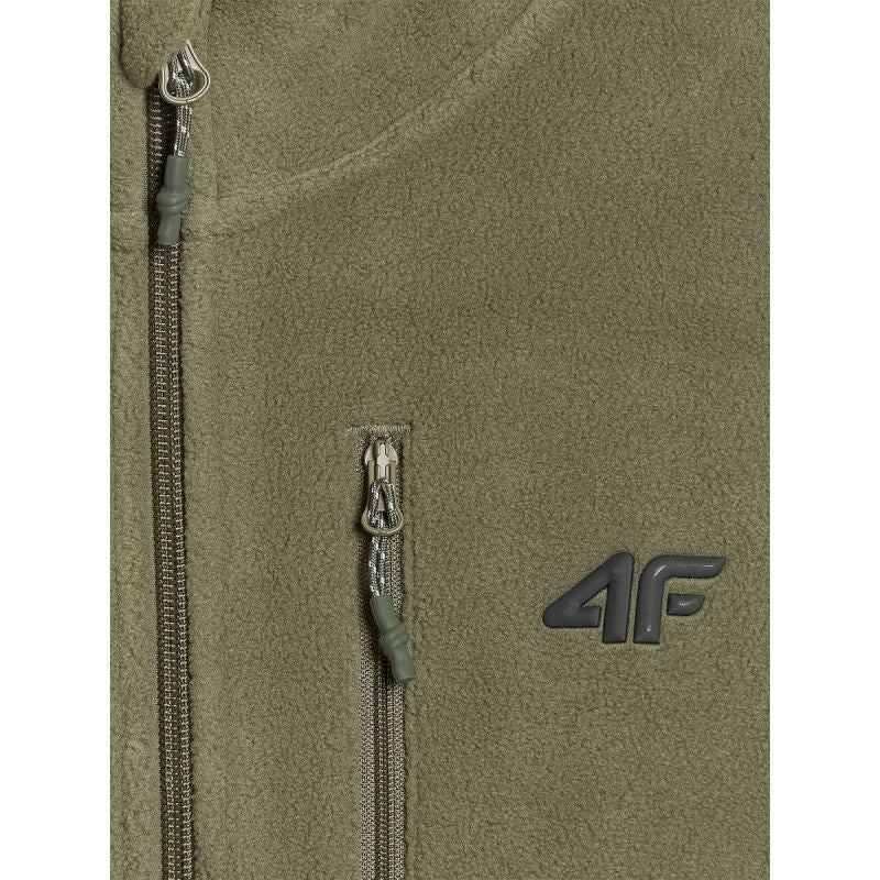 4F Men’s Regular-Fit Fleece Pullover with Stand-Up Collar 2xl polár pulóver 4FRMM00TFLEM435-43S
