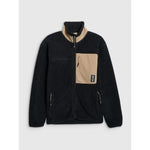 4F Men's regular-fit sherpa fleece with stand-up collar férfi polár pulóver 4FRAW25TFLEM456-20S
