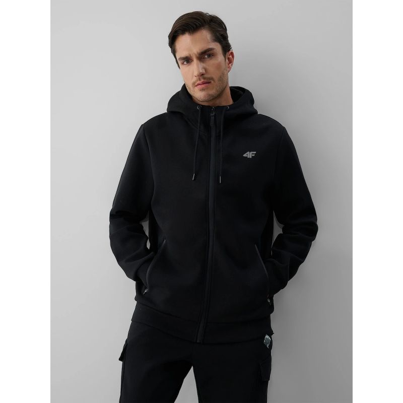 4F Men's regular hooded sweatshirt férfi kapucnis pulóver 4FKAW26TSWSM3182-20S