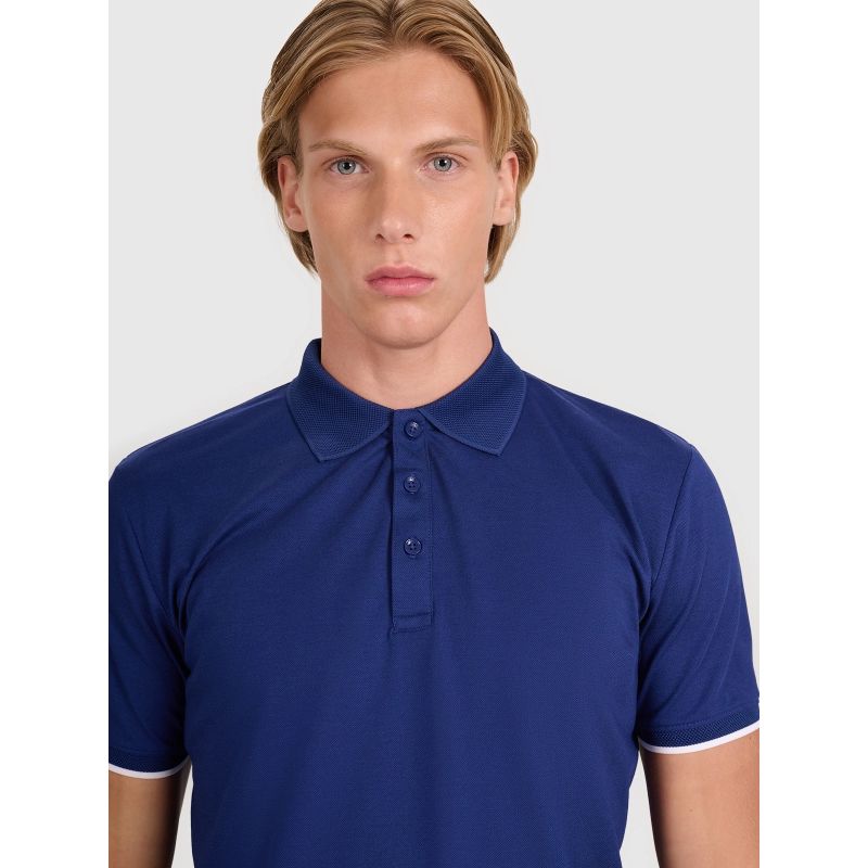 4F Men's regular póló shirt férfi galléros póló 4FRSS25TPTSM633-31S