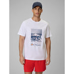 4F Men's regular printed T-shirt 3xl férfi póló 4FWSS26TTSHM2783-10S