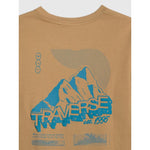 Men's regular printed T-shirt 4F 4FRAW25TTSHM3377-83S férfi póló