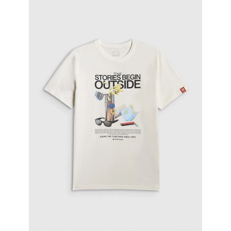 4F Men's regular printed T-shirt férfi póló 4FRSS26TTSHM3811-11S