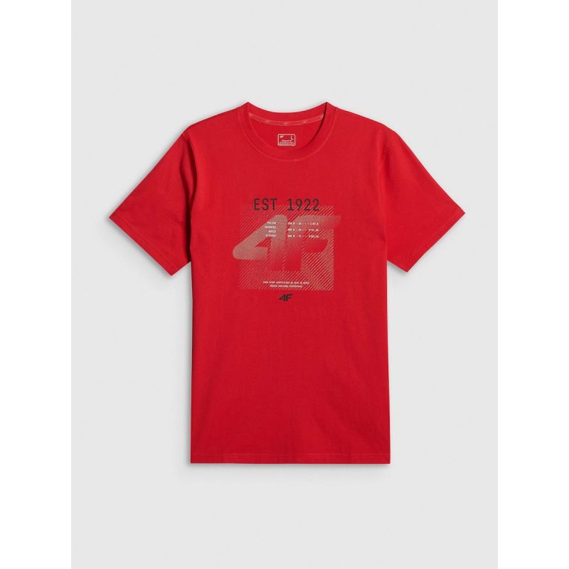 4F Men's regular printed T-shirt férfi póló 4FRSS26TTSHM4039-62S
