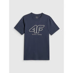 4F Men's regular T-shirt with logo férfi póló
