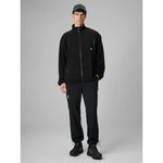 4F Men's relaxed fleece with stand-up collar férfi