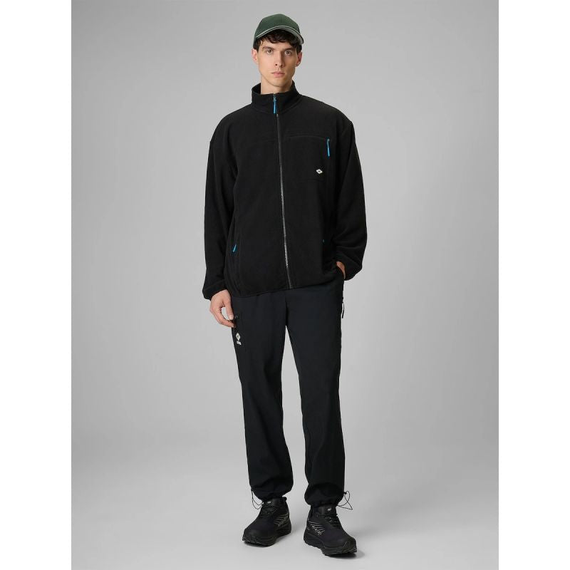 4F Men's relaxed fleece with stand-up collar férfi