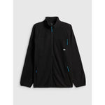 4F Men's relaxed fleece with stand-up collar férfi