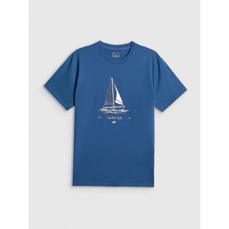 4F Men's relaxed T-shirt with print férfi póló