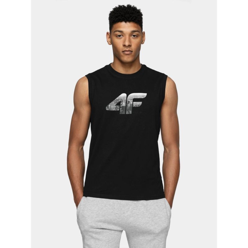 Men's sleeveless 4F 4FWSS26TSLEM357-20S 5xl férfi póló