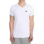 Men's T-shirt 4F M3339 4FWMM00TTSHM3339 10S fehér férfi póló