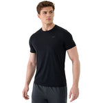 4F Men's T-shirt M1785 deep 20S fekete férfi 4FWSS26TFTSM178520S