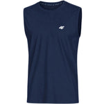 4F Men's T-shirt M306 navy 31S kék férfi 4FWMM00TSLEM30631S
