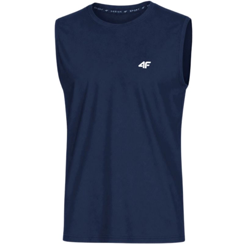 4F Men's T-shirt M306 navy 31S kék férfi 4FWMM00TSLEM30631S