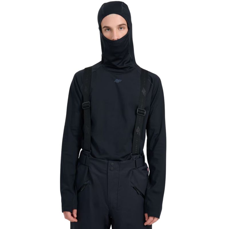 4f Men's thermal sweatshirt M100 deep black férfi 4FWAW25UBRUM10020S