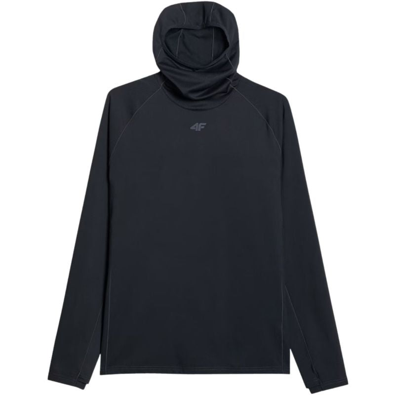 4f Men's thermal sweatshirt M100 deep black férfi 4FWAW25UBRUM10020S