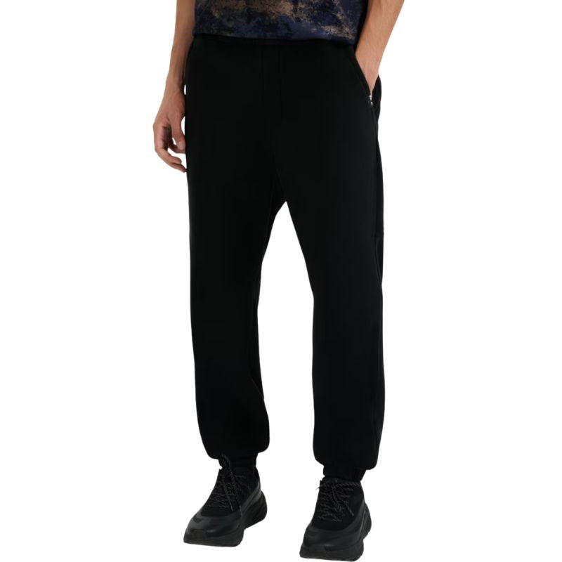 Men's trousers 4F CAS deep fekete férfi nadrág 4FWAW25TTROM155920S