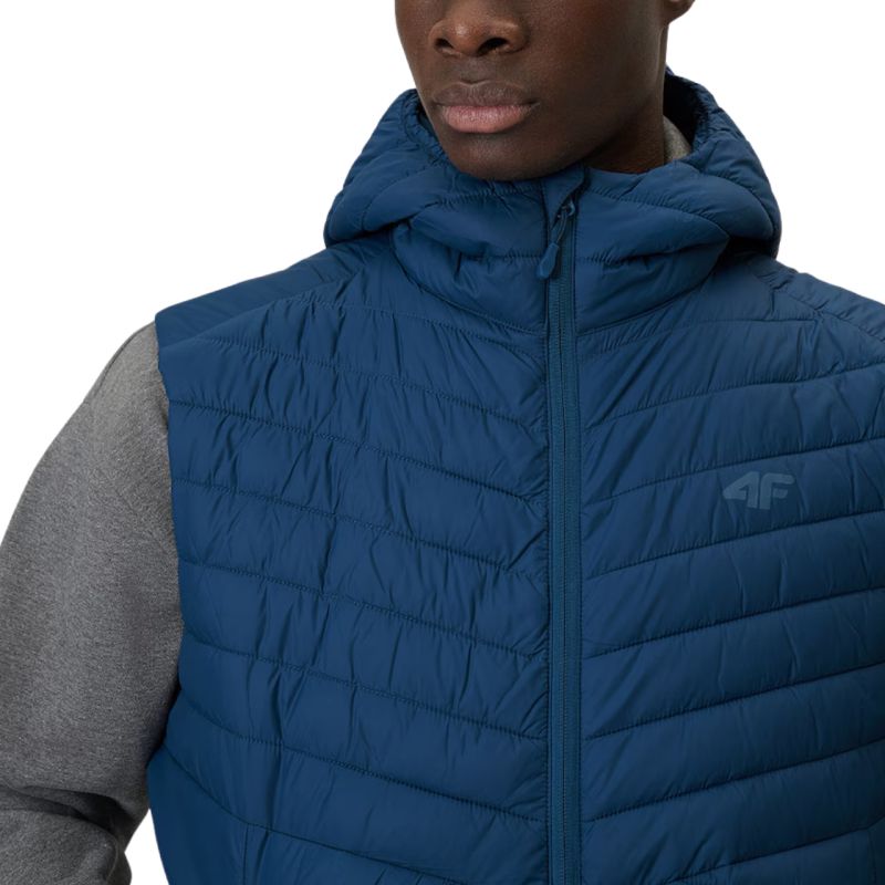 4F Men's vest M344 navy 31S kék férfi mellény