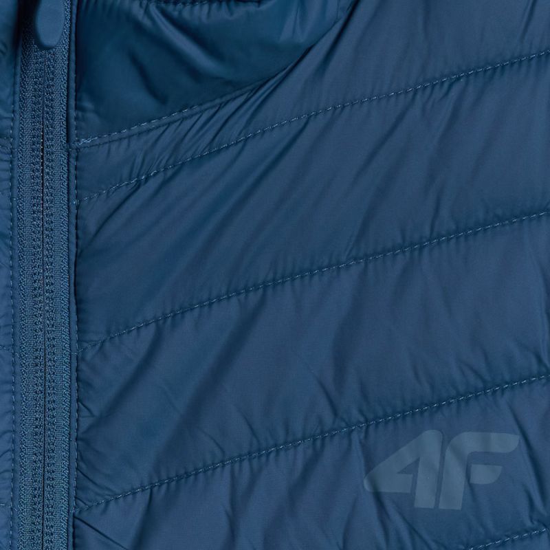 4F Men's vest M344 navy 31S kék férfi mellény