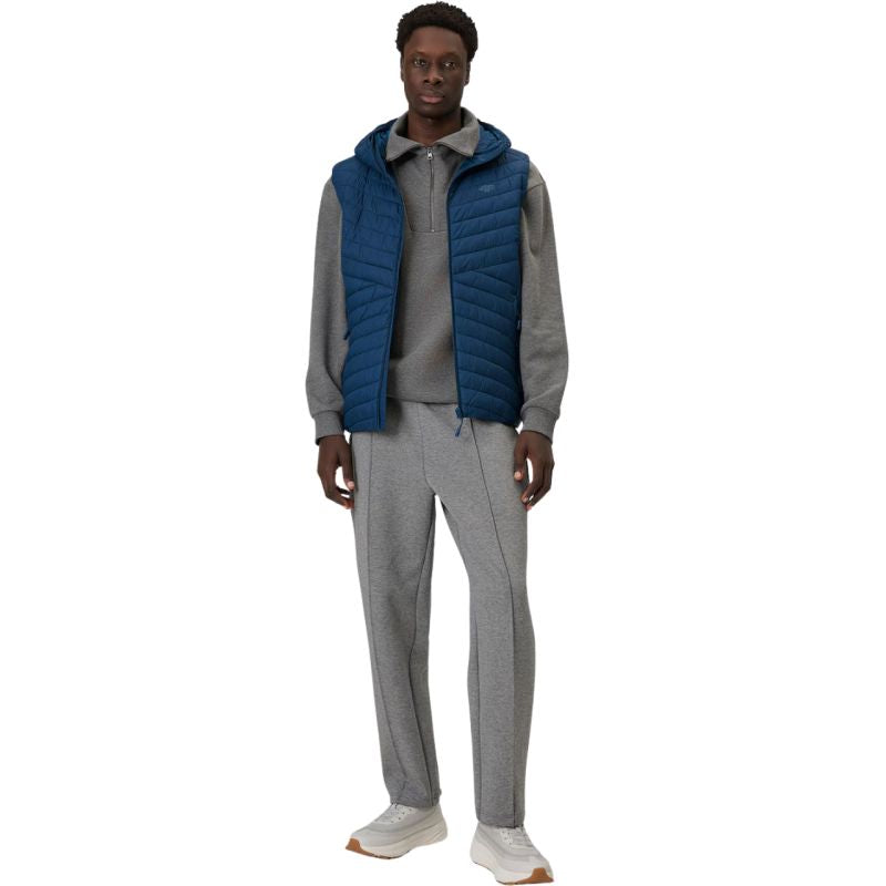 4F Men's vest M344 navy 31S kék férfi mellény