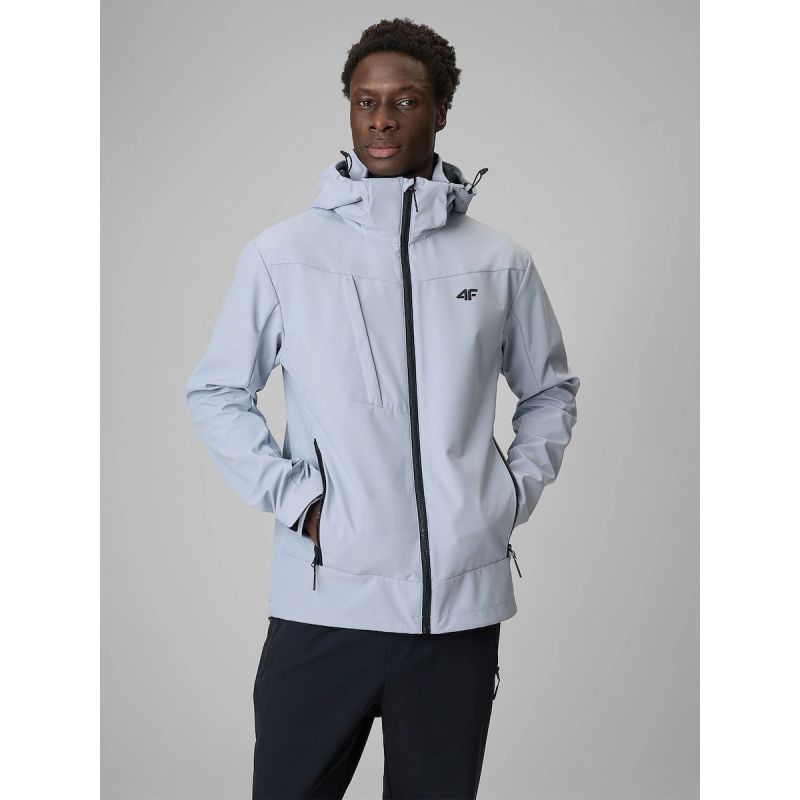 Men's windproof softshell with 5000 membrane 4F 4FWSS26TSOFM550-25S 3xl férfi dzseki