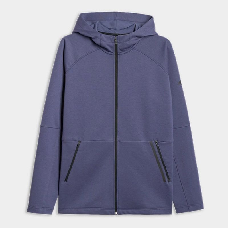 4F Men’s Zip-Up Hooded Sweatshirt férfi kapucnis pulóver 4FWAW25TSWSM1865-22S