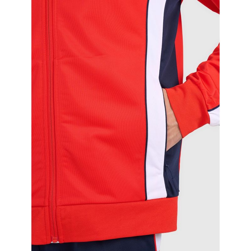 4F Men's zip-up sweatshirt without hood férfi pulóver 4FRAW25TSWSM2459-62S