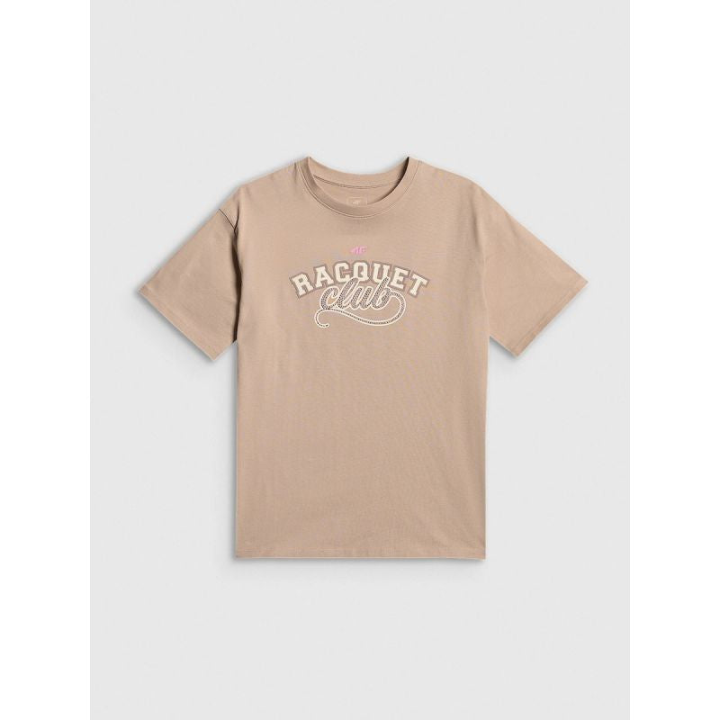 4F Oversized T-shirt with print for gyerek póló, 158/164
