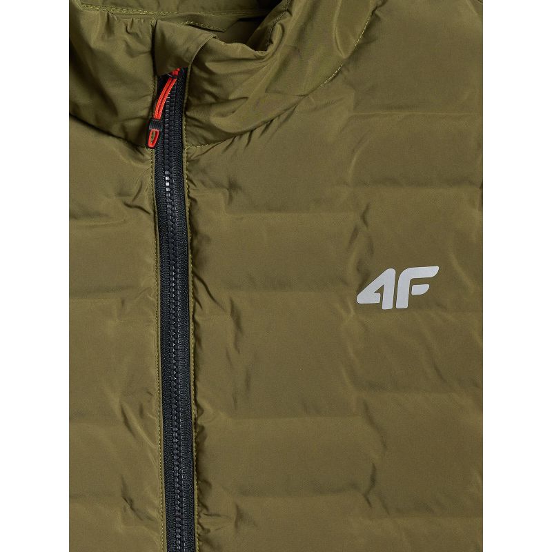 4F PRO trekking vest with Primaloft filling for men 4F 4FWSS26TVJAM343-43S ezüst férfi mellény