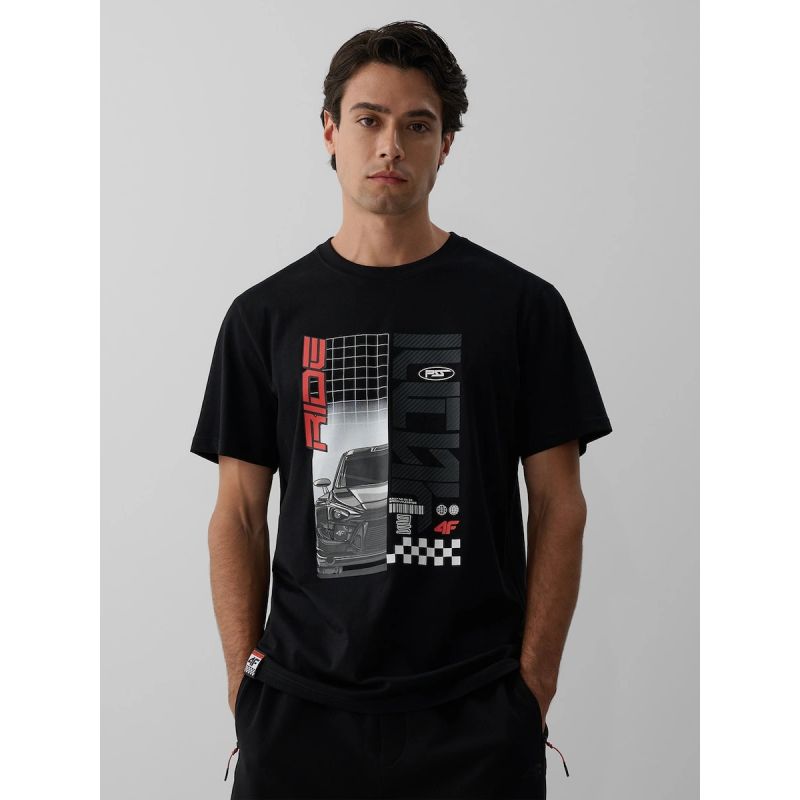 4F regular printed T-shirt férfi póló