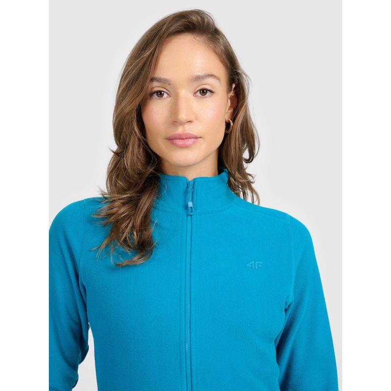 4F Slim-Fit Fleece with Stand-Up Collar női polár pulóver