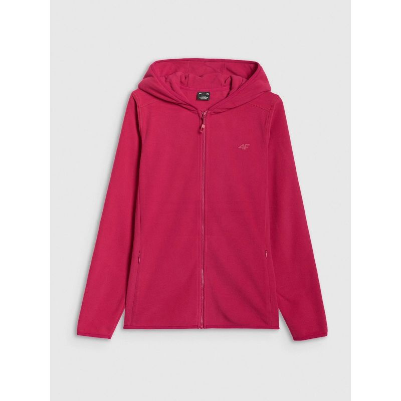 4F slim fleece with hood női dzseki