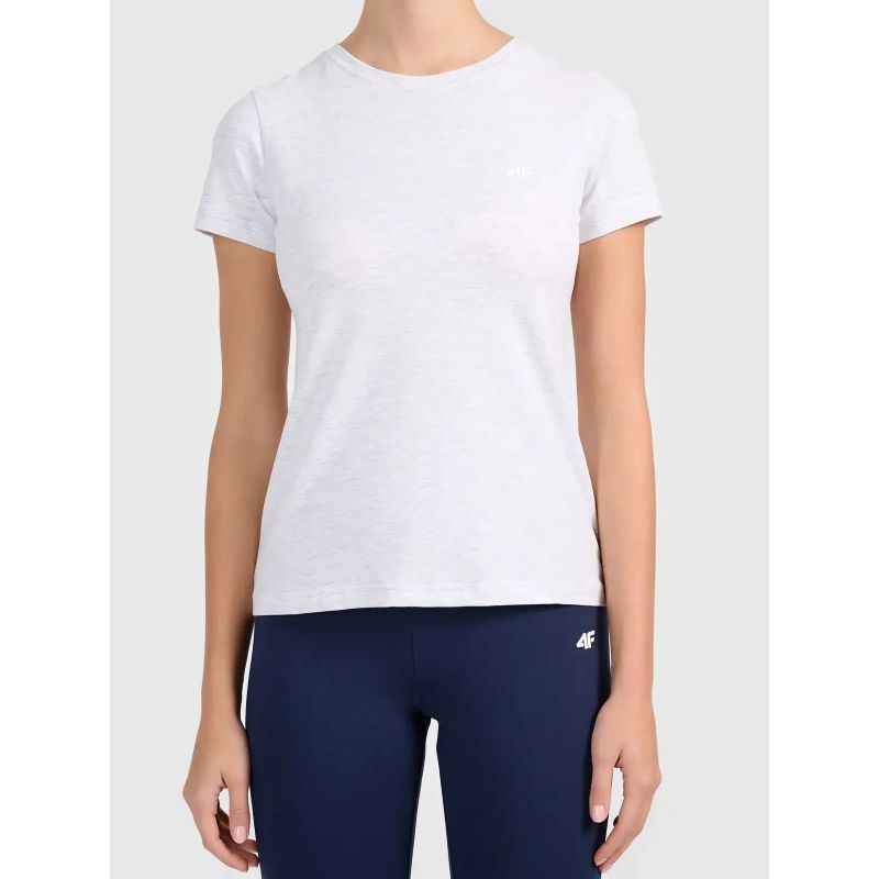 Slim T-shirt from the basic women's collection 4F 2xl női póló 4FWMM00TTSHF3306-27M