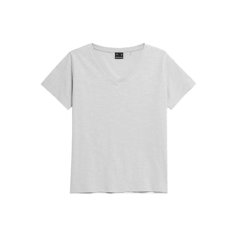T-shirt 4f W Light Gray női Póló 4FSS23TTSHF582CHŁODNYJASNYSZARY